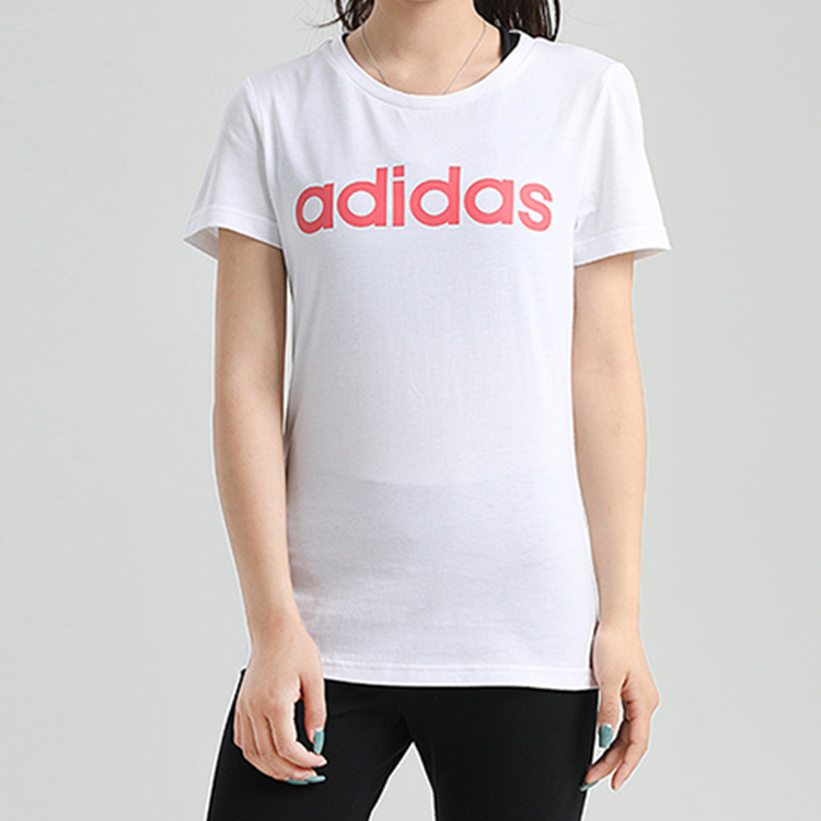 Женская футболка adidas neo (белая) — фото 3
