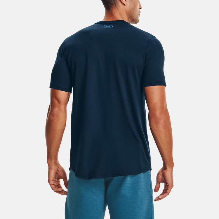 Мужская футболка Under Armour Under Armour T (морской синий) — фото 5
