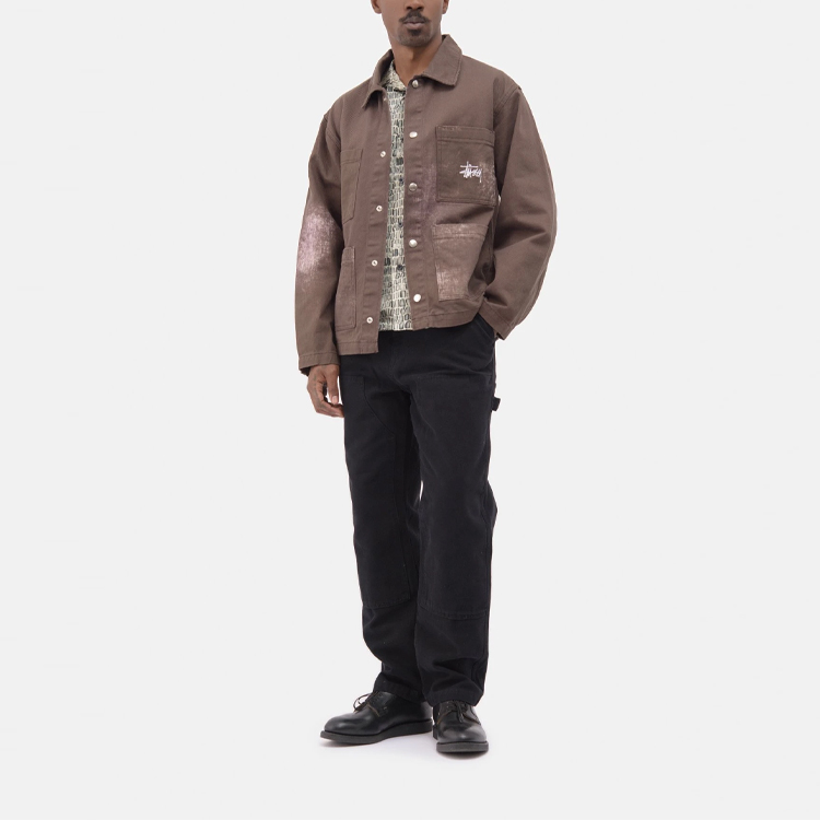 Куртка Stussy (коричневая) — фото 3