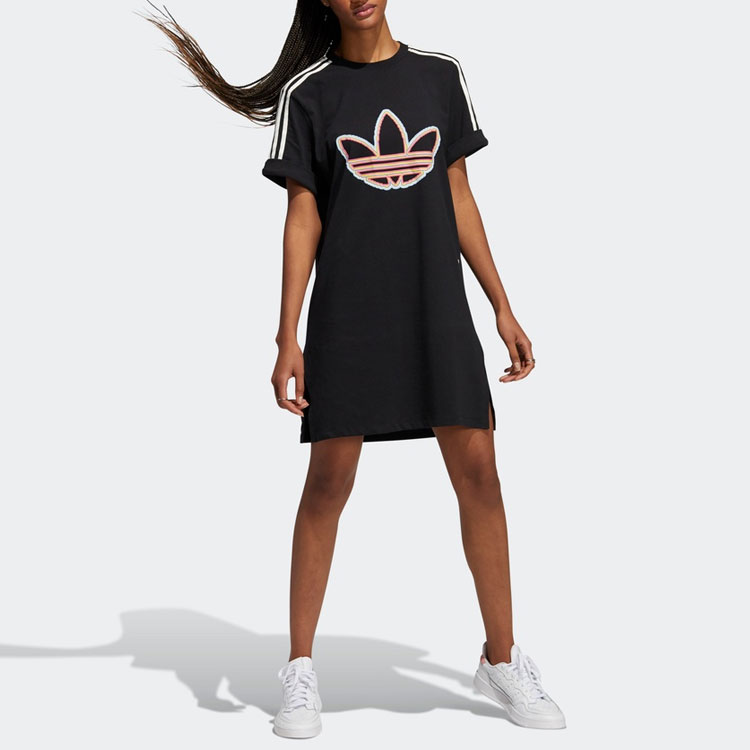 Женское платье adidas originals (черное) — фото 2