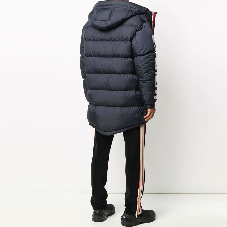 Мужская куртка Moncler (синяя) — фото 5