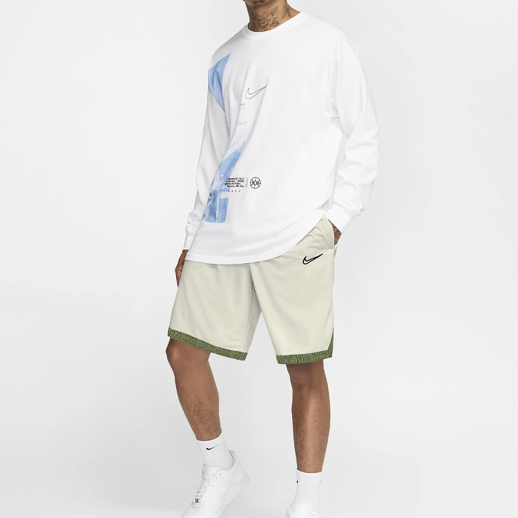 Nike Basketball Shorts Men’s Sail White Moderate