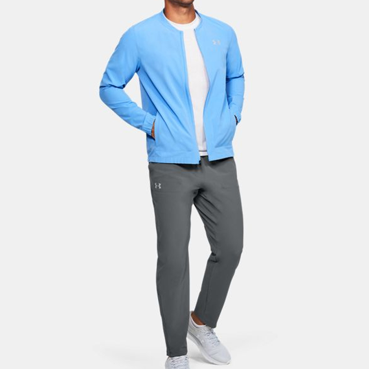 Мужские штаны Under Armour Launch 2.0 (серо-розовые) — фото 3