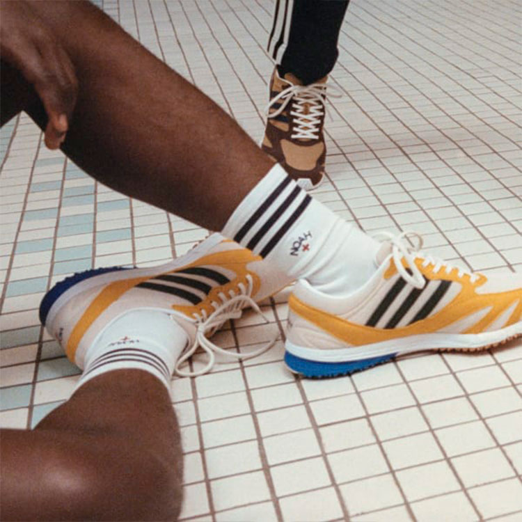 Adidas Originals X Noah 3 Pack Socks ‘White/Medium Grey Heather’