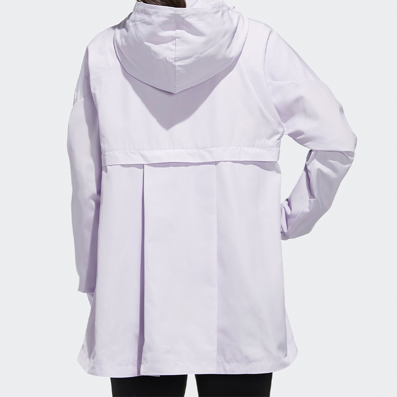 Женская куртка adidas Wmn Wb (светло-фиолетовая) — фото 4