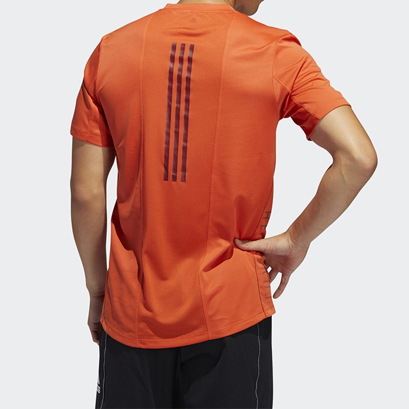 Мужская футболка adidas Training Ice Wind (янтарная) — фото 4
