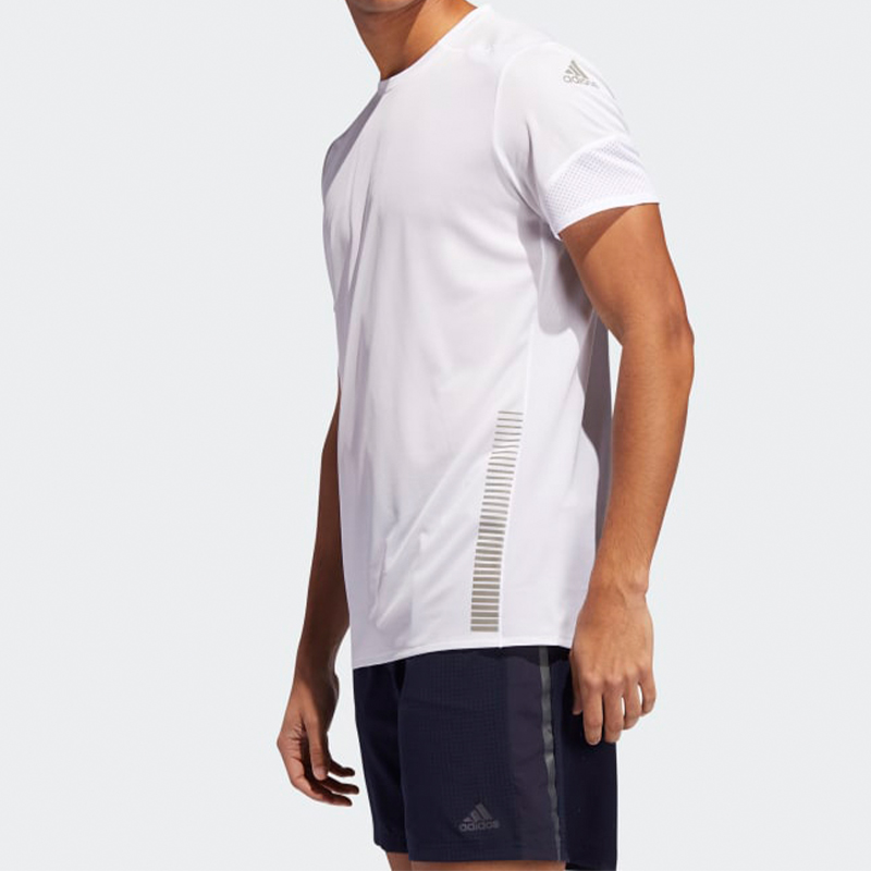 Мужская футболка adidas (белая) — фото 4