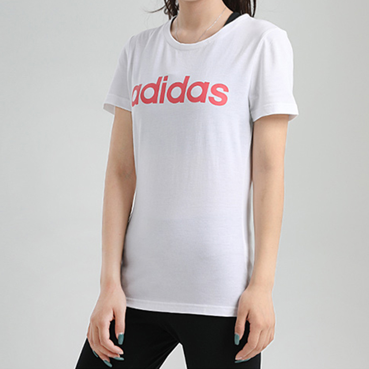 Женская футболка adidas neo (белая) — фото 4