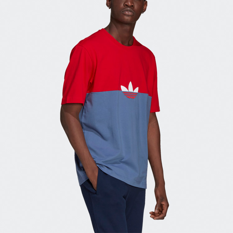 Мужская футболка adidas Originals (сине-красный) — фото 4