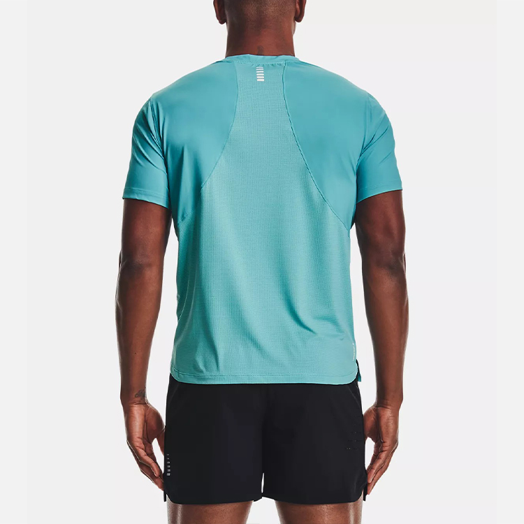 Мужская футболка Under Armour Iso-chill (синяя) — фото 5