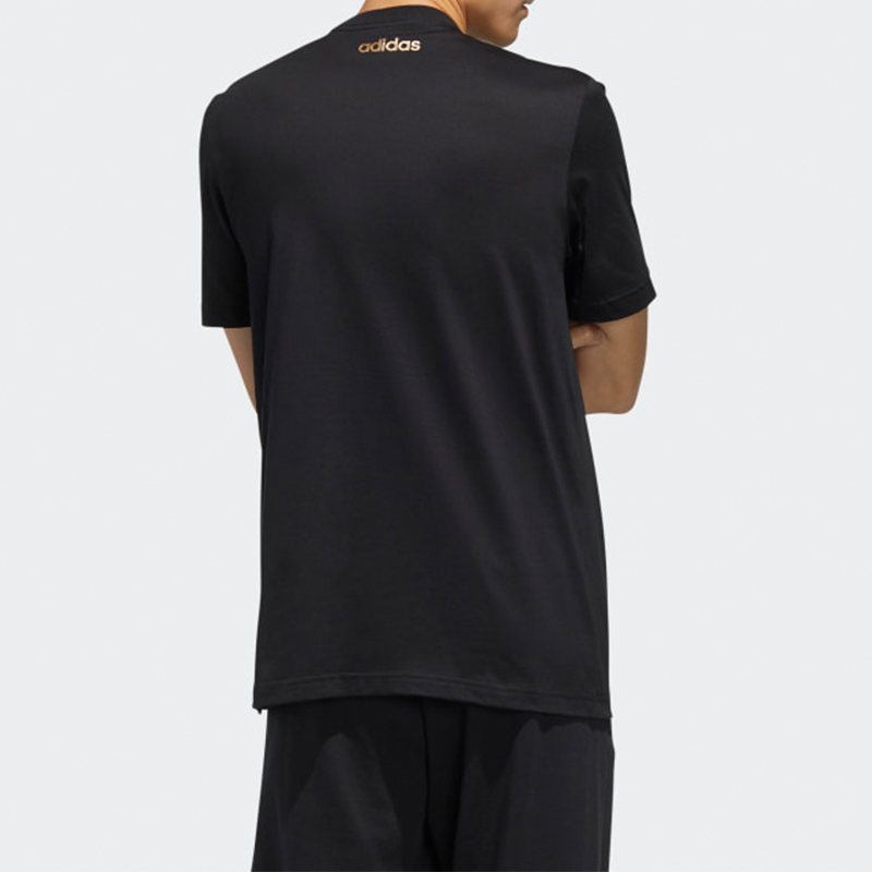 Мужская футболка adidas M Ess Br Tee (черная) — фото 5