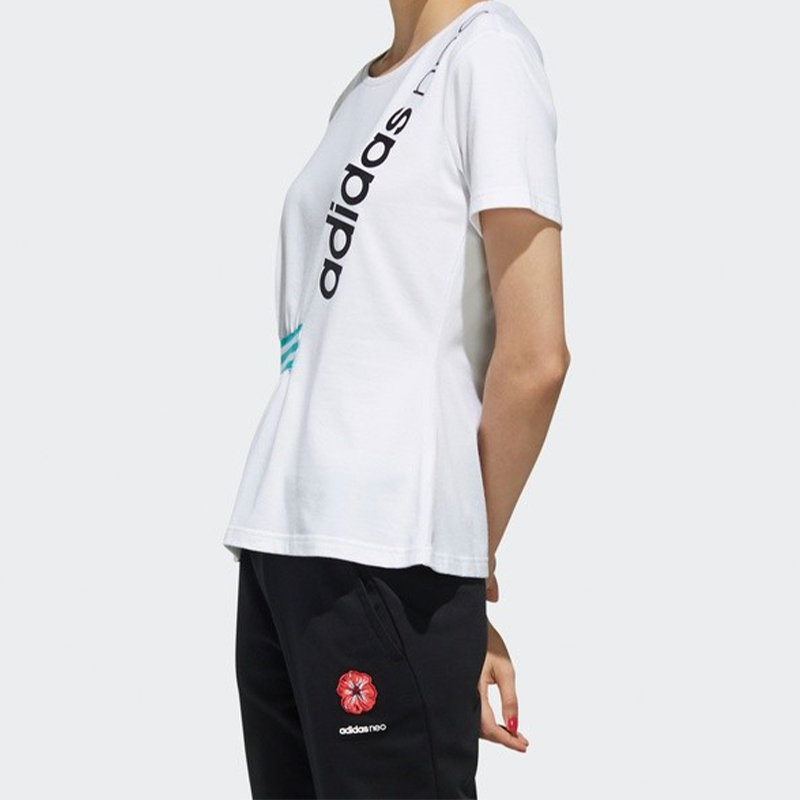 Женская футболка adidas Logo T-Shirt (белая) — фото 5