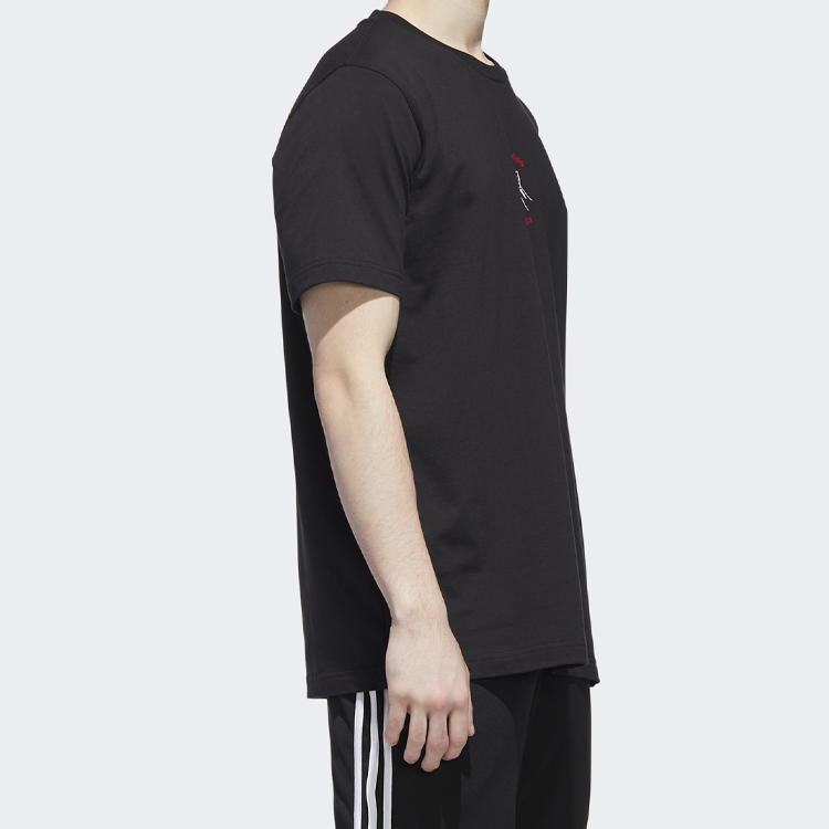 Мужская футболка adidas originals MIC Graphic T 1 T (черная) — фото 5