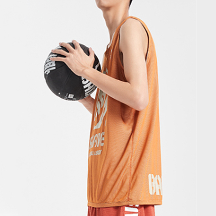 Li Ning BADFIVE Basketball Jerseys Men’s Amber Brown Moderate Straight Fit