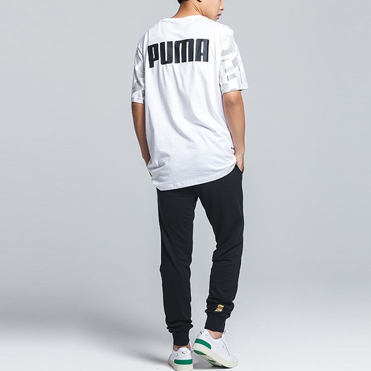 Мужская футболка PUMA Colorblock (разноцветная) — фото 2