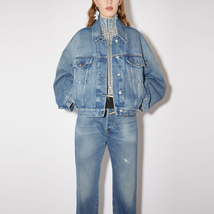 Куртка Acne Studios (синяя) — фото 4