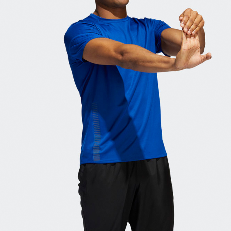 Мужская футболка adidas 25/7 RunrT (синяя) — фото 6
