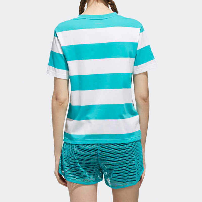 Женская футболка adidas neo W CS TSHIRT T (светло-зеленая) — фото 6