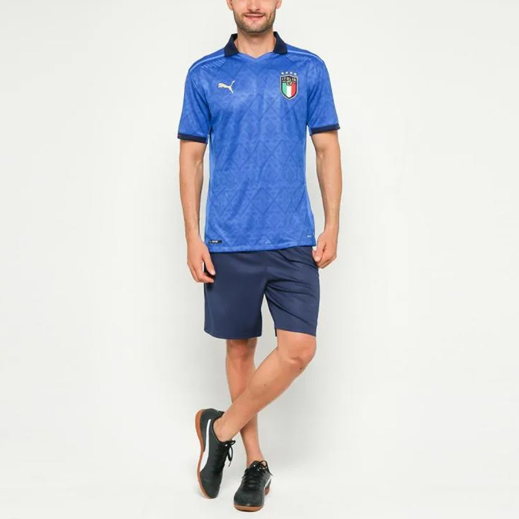 Мужская футболка PUMA (синяя) — фото 4