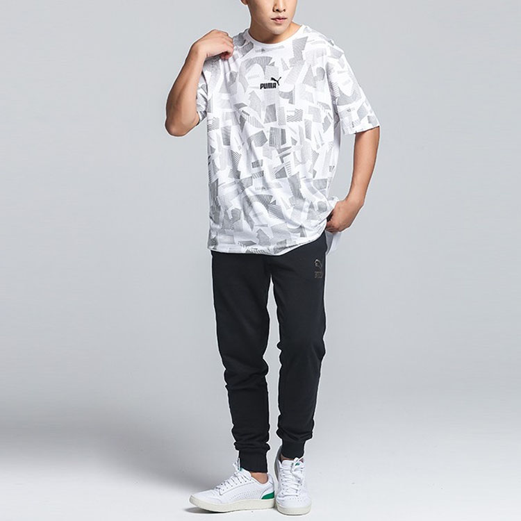 Мужская футболка PUMA Colorblock (разноцветная) — фото 3