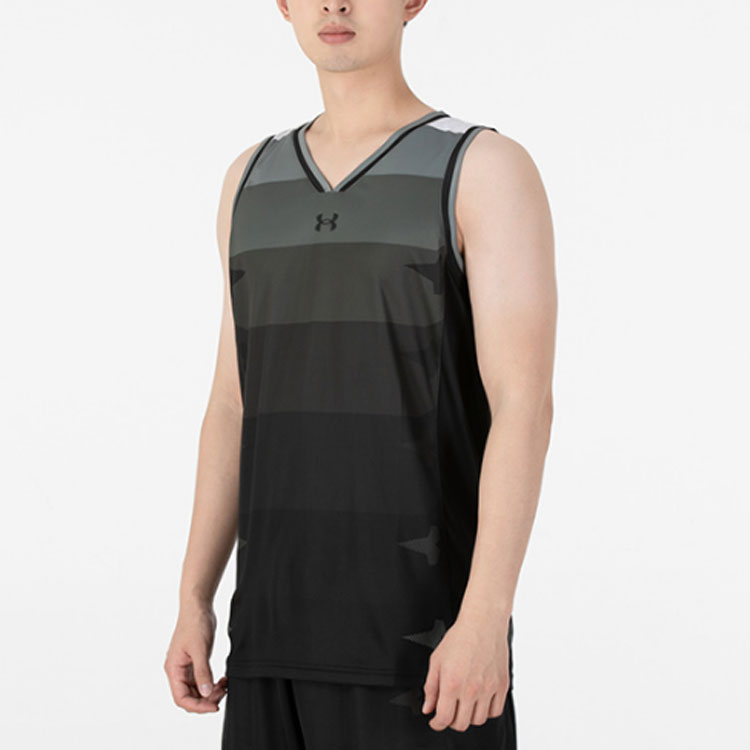 Under Armour Basketball Jerseys Men’s Black Moderate Straight Fit