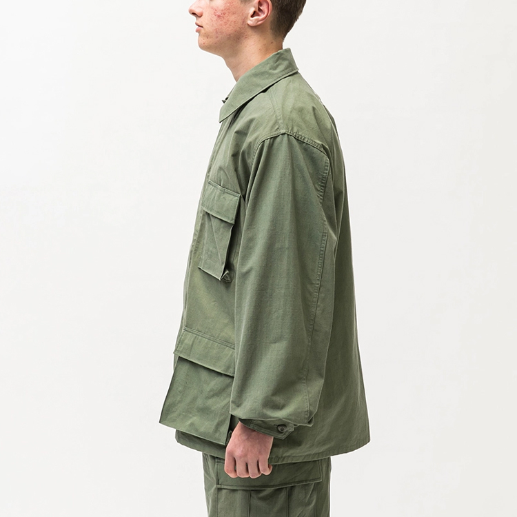 Мужская рубашка WTAPS SS22 (оливковая) — фото 6