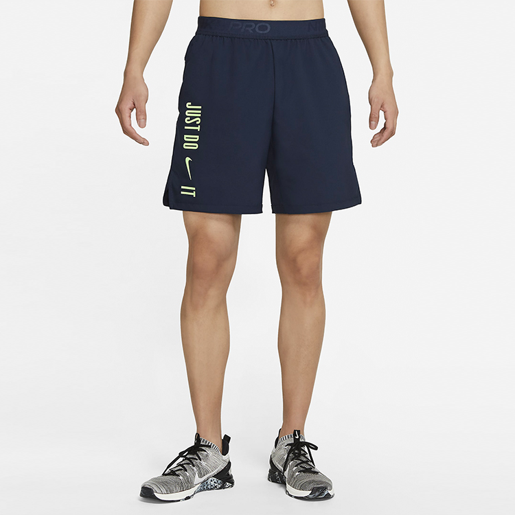 Мужские шорты Nike Pro Dri-FIT Flex Vent Max (синие) — фото 5