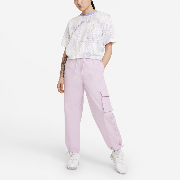 Женская футболка Nike (светло-фиолетовая) — фото 3