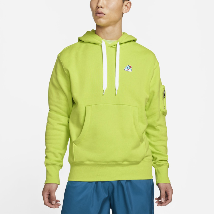 Мужское худи Nike M Nsw Airmoji Ft Hoodie W (зеленое) — фото 5