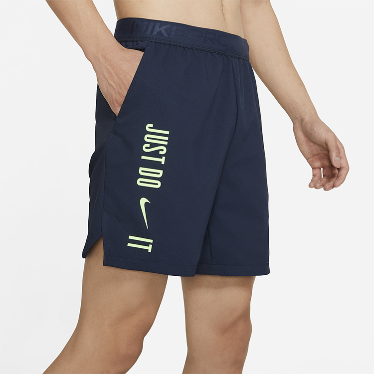 Мужские шорты Nike Pro Dri-FIT Flex Vent Max (синие) — фото 4