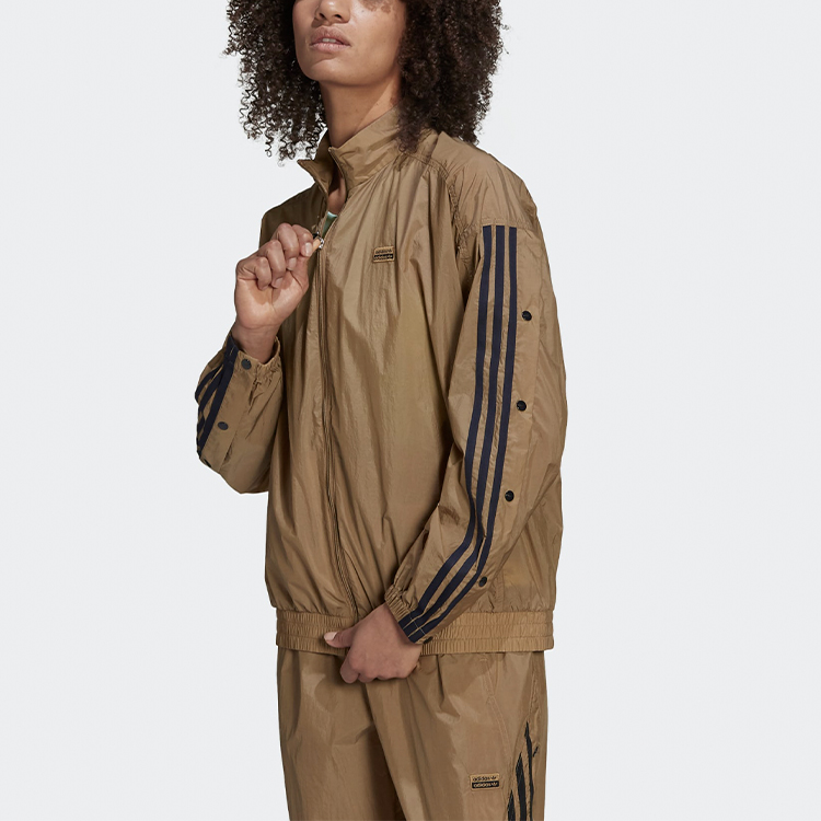Женская куртка adidas originals R.Y.V. TRACK (желтая) — фото 3