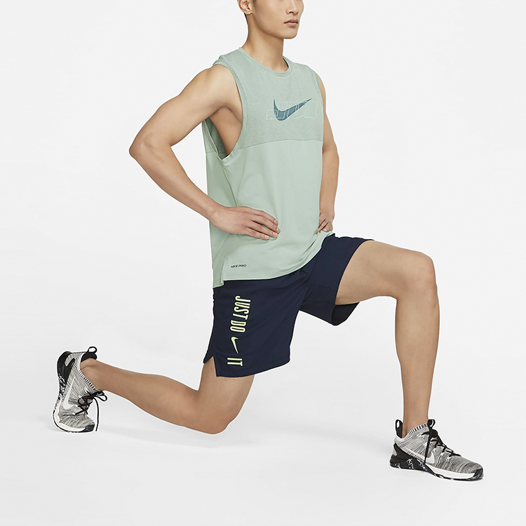 Мужские шорты Nike Pro Dri-FIT Flex Vent Max (синие) — фото 3