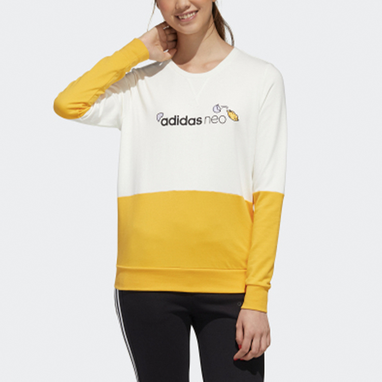 Женский свитшот adidas neo x Gudetama (белый) — фото 3