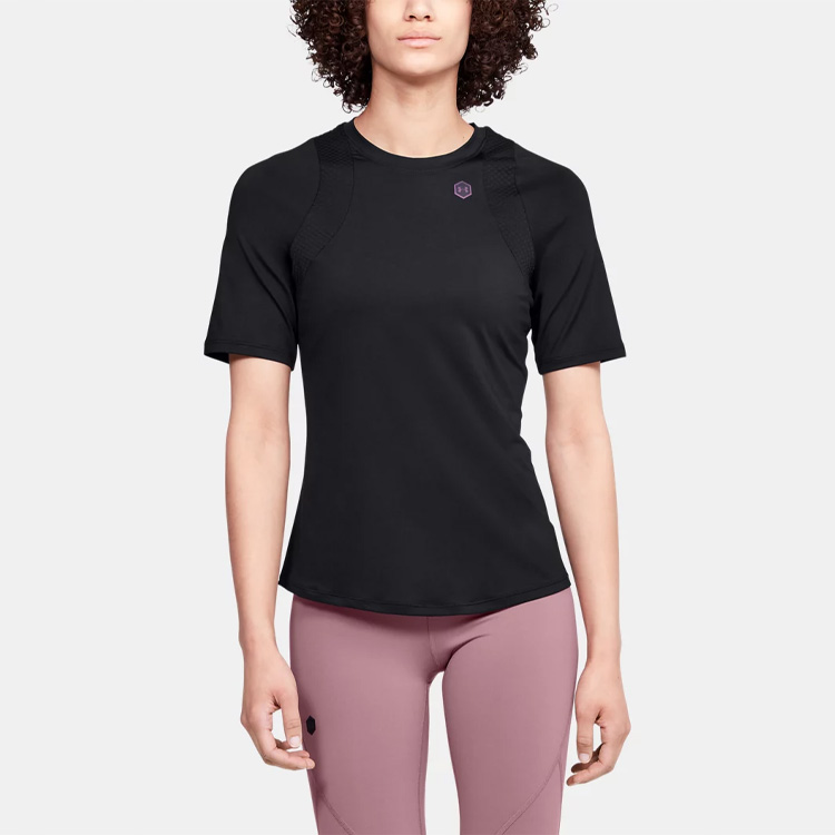 Женская футболка Under Armour (черная) — фото 2
