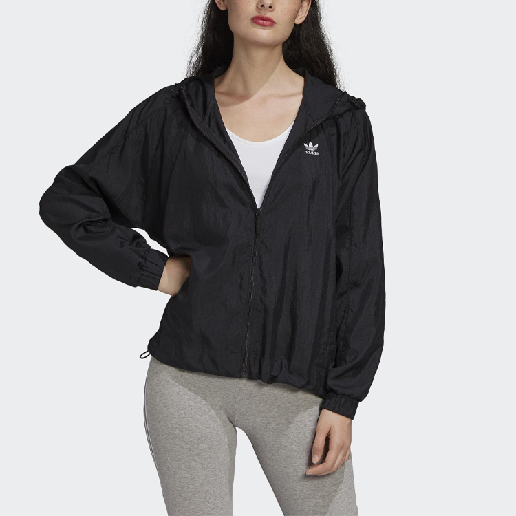 Женская куртка adidas originals Windbreaker (черный) — фото 3