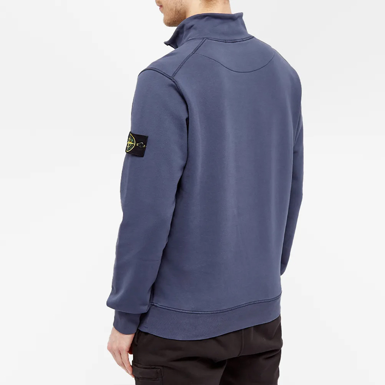 Мужское худи STONE ISLAND (синее) — фото 3
