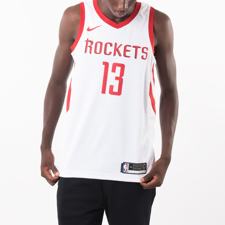 Мужская футболка Nike NBA James Harden Association Edition Swingman Jersey (белая) — фото 3