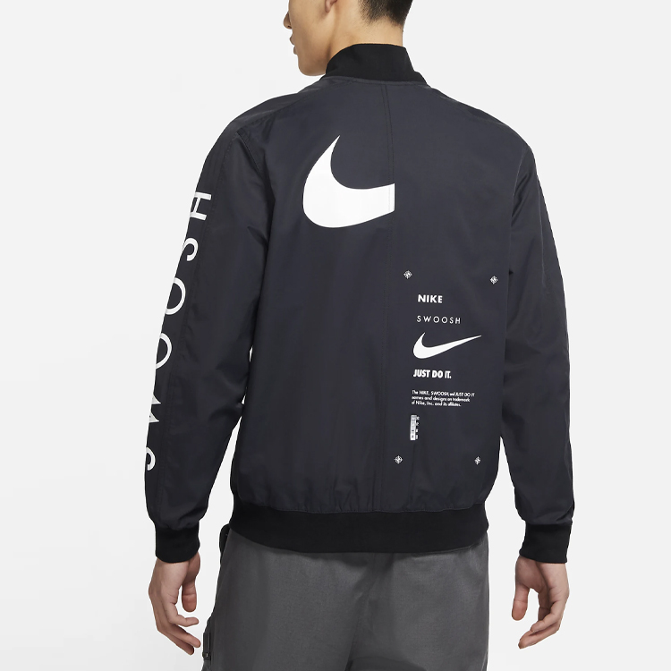 Мужская куртка Nike Logo (черная) — фото 4