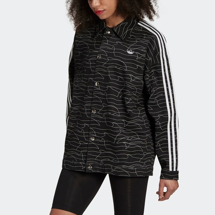 Женская куртка adidas Originals (черная) — фото 2