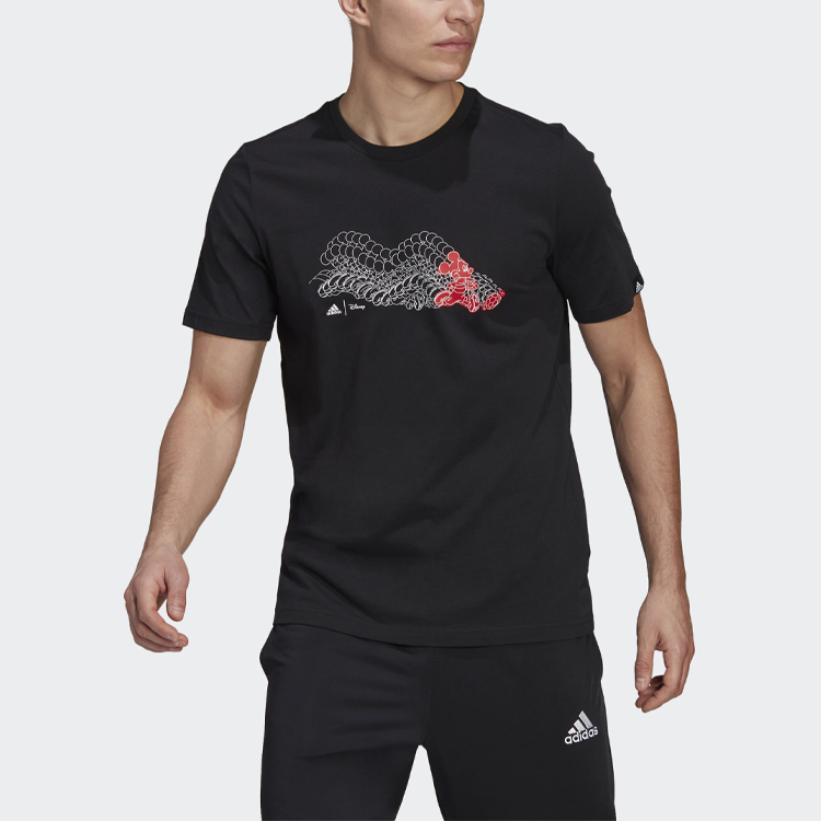 Мужская футболка adidas x Disney/ M Dsny Ftbl T (черная) — фото 2