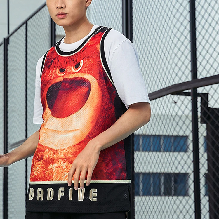 Li Ning Basketball Jersey Unisex Black