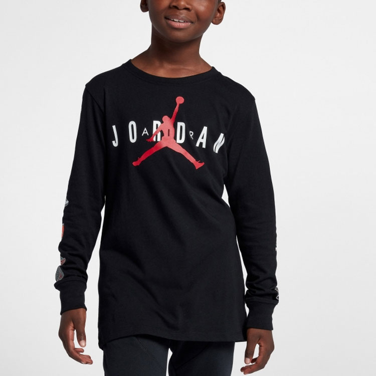 Футболка Jordan JordanT Logo (черная детская) — фото 2