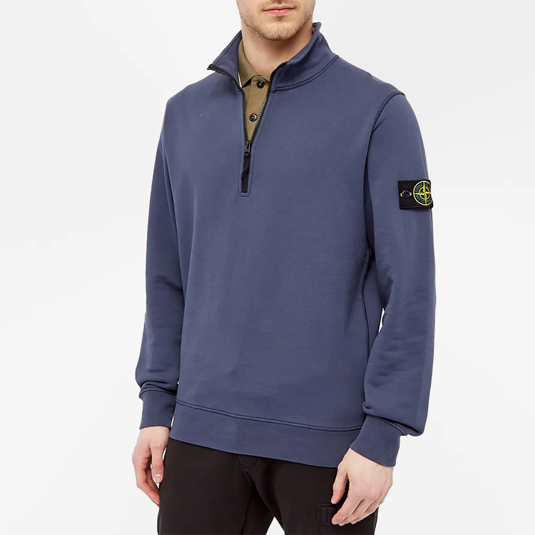 Мужское худи STONE ISLAND (синее) — фото 2