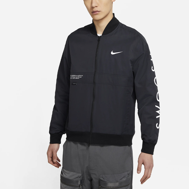 Мужская куртка Nike Logo (черная) — фото 3