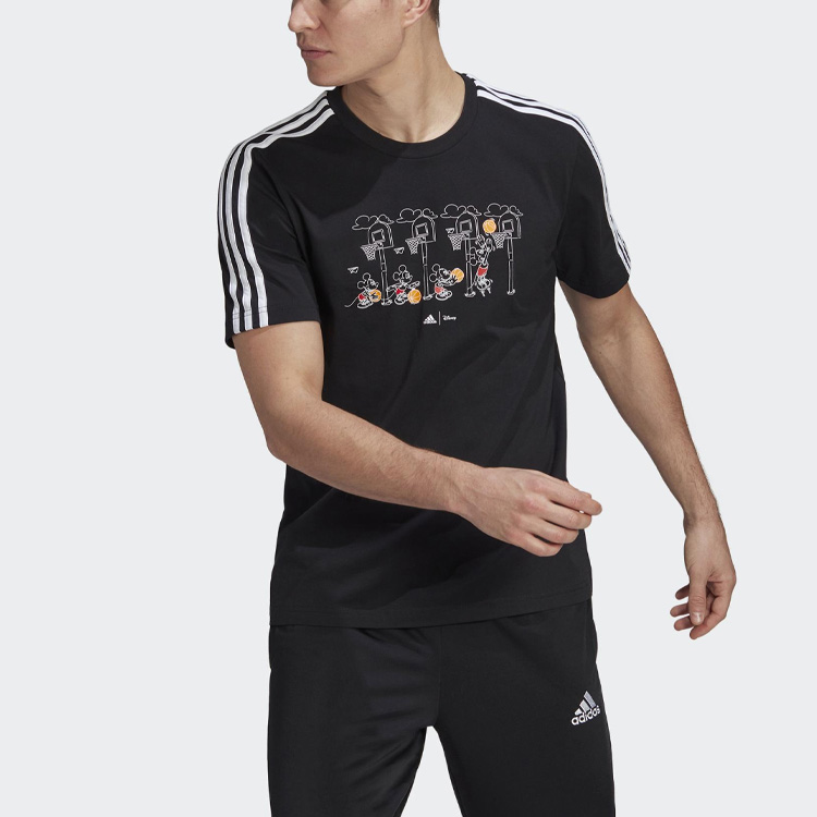 Мужская футболка adidas x Disney (черная) — фото 3