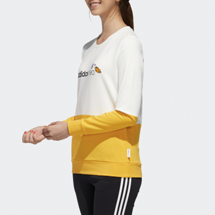 Женский свитшот adidas neo x Gudetama (белый) — фото 4
