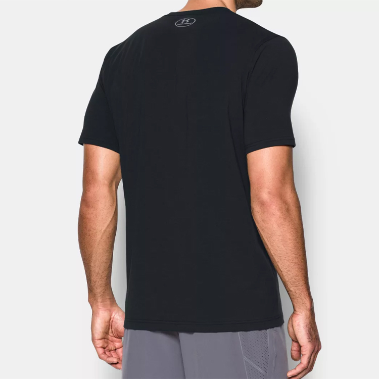 Мужская футболка Under Armour Sportstyle (черная) — фото 4