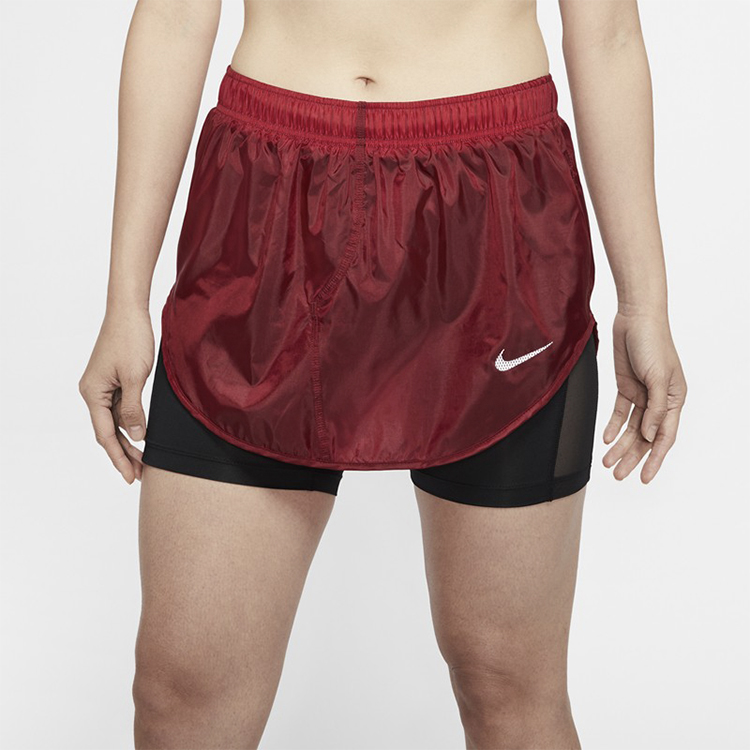 Женские шорты Nike Tempo Logo (красная) — фото 2