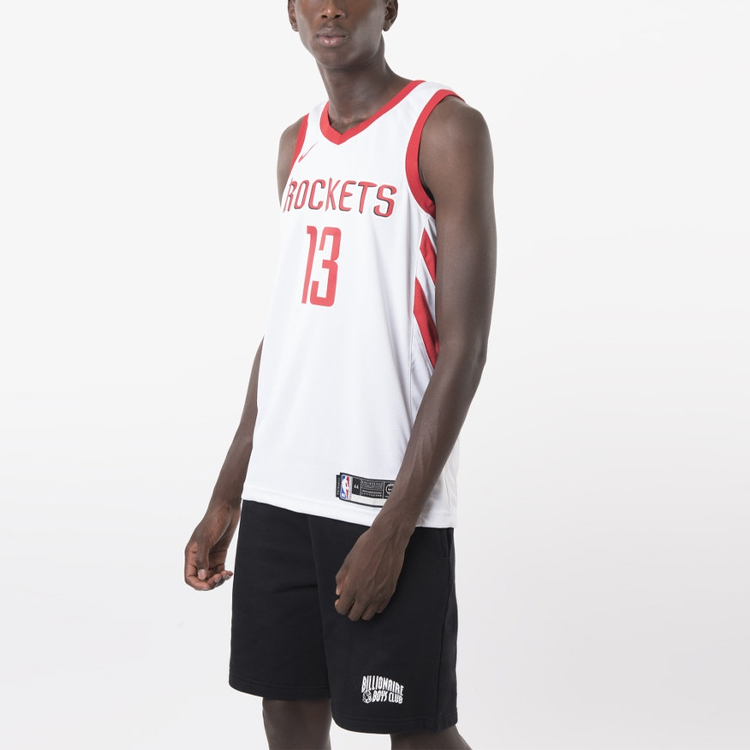Мужская футболка Nike NBA James Harden Association Edition Swingman Jersey (белая) — фото 4