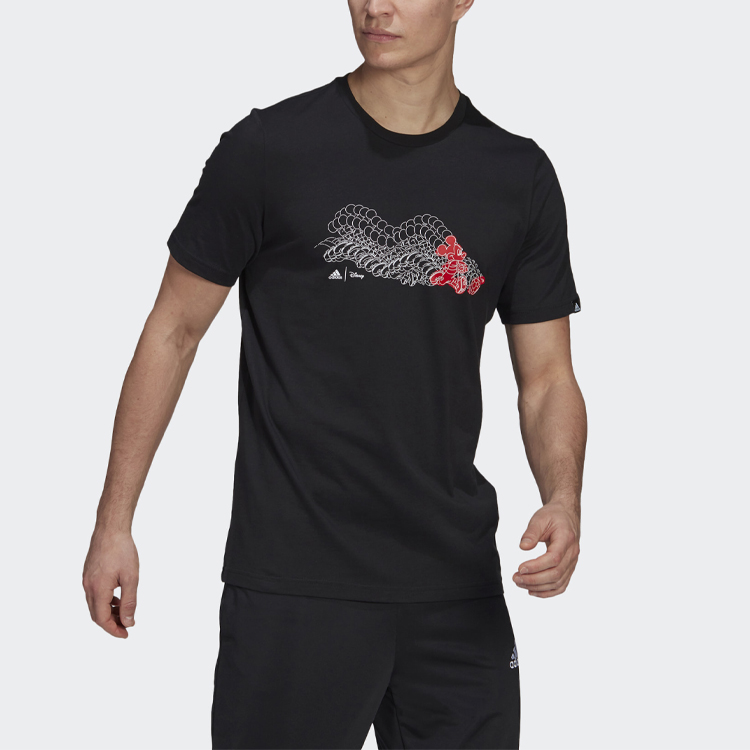 Мужская футболка adidas x Disney/ M Dsny Ftbl T (черная) — фото 3